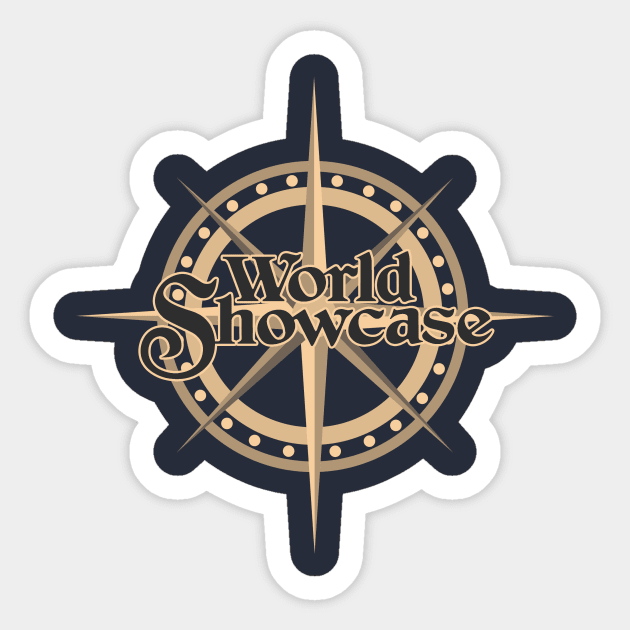 World Showcase Compass Sticker by Lunamis